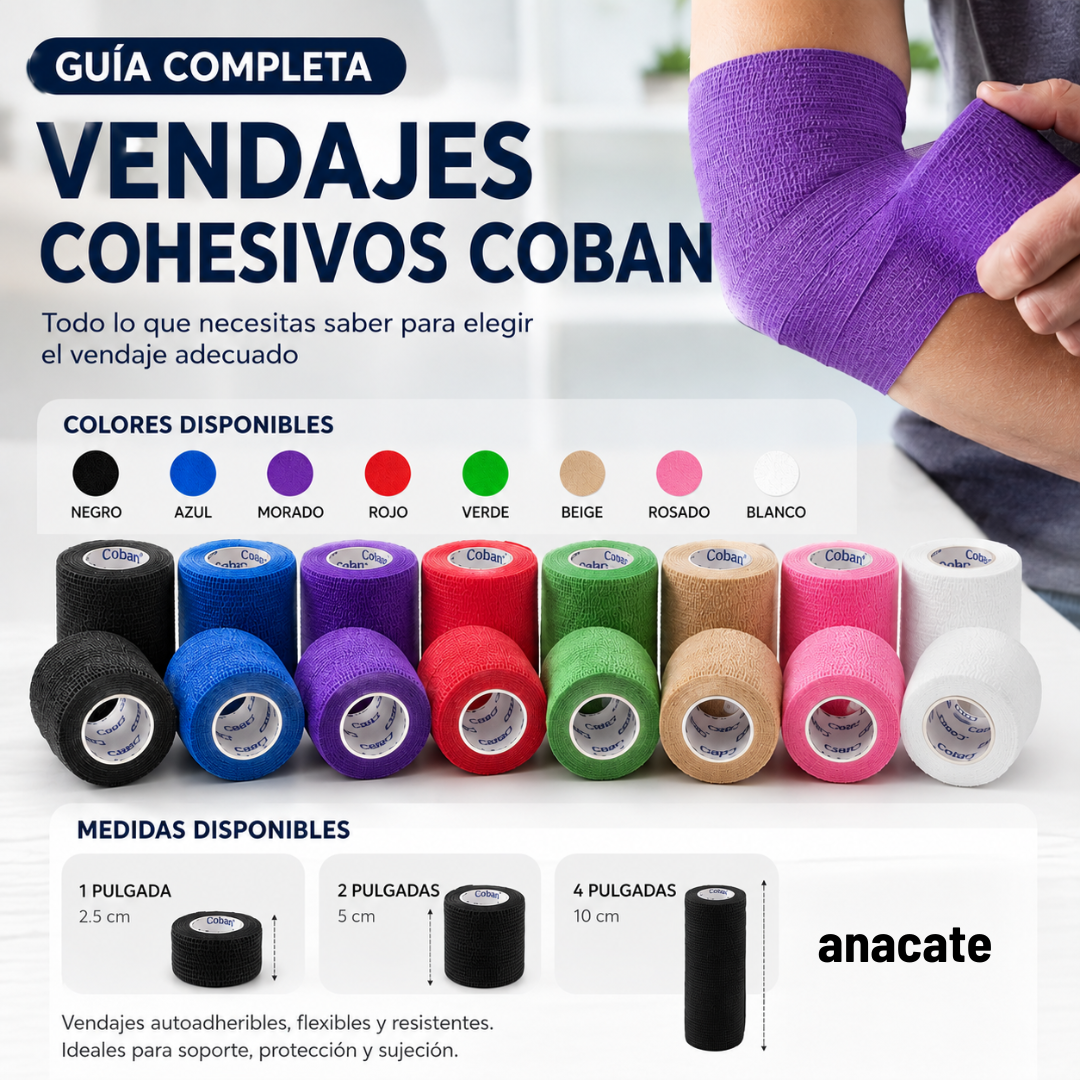 Vendaje Cohesivo Coban: Guía Completa de Uso