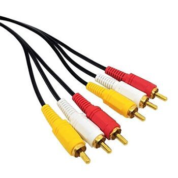 Cable RCA de audio y video