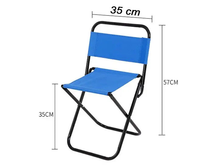 Silla plegable de metal