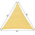 Sombra vela de 3x3x3 mts