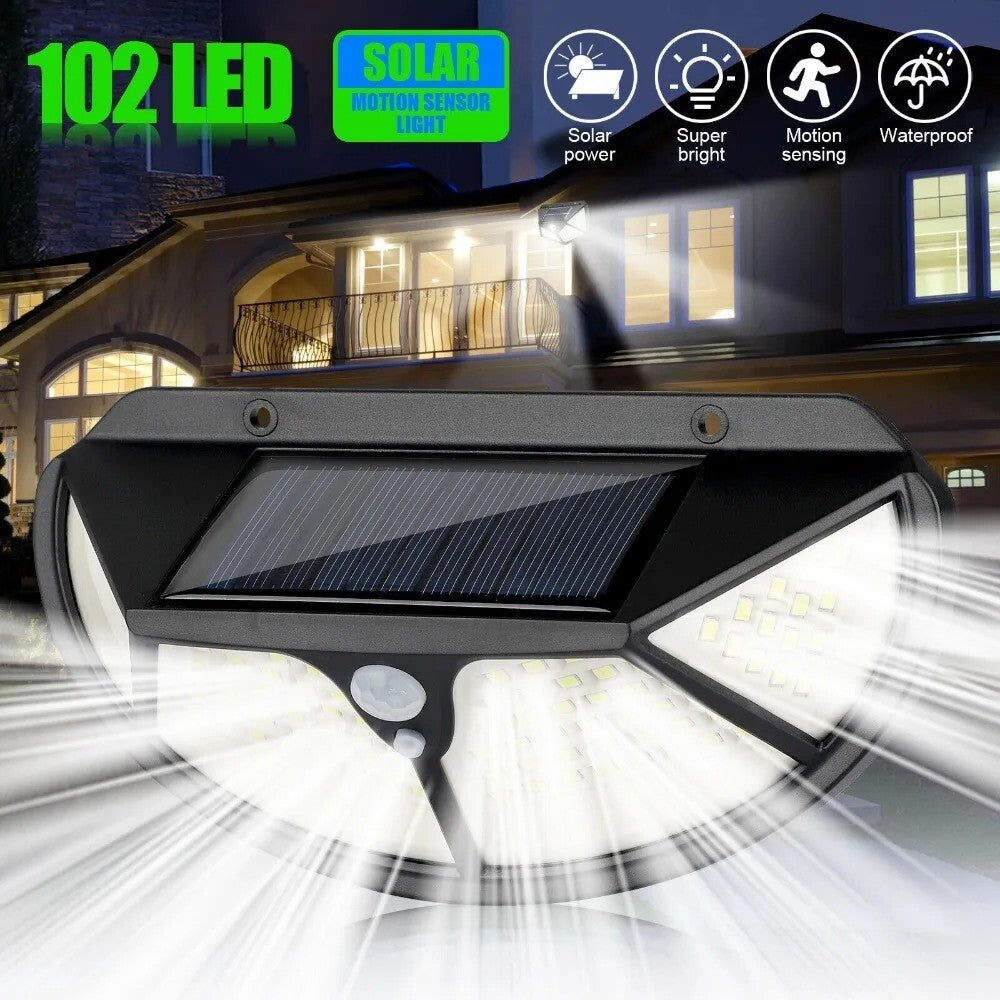 Luz solar 102 luces LED
