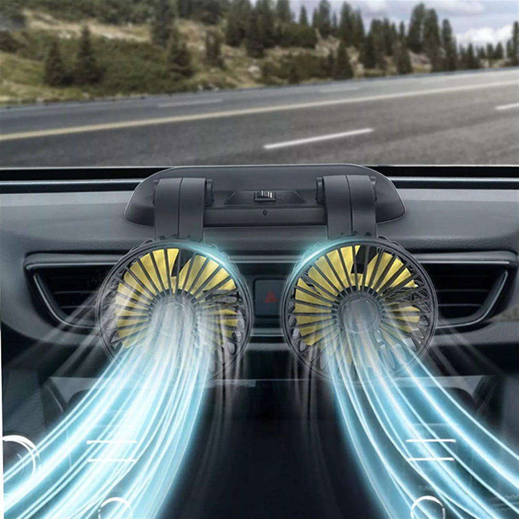 Ventilador doble para carro
