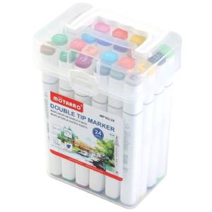 Marcadores de doble punta 24 colores