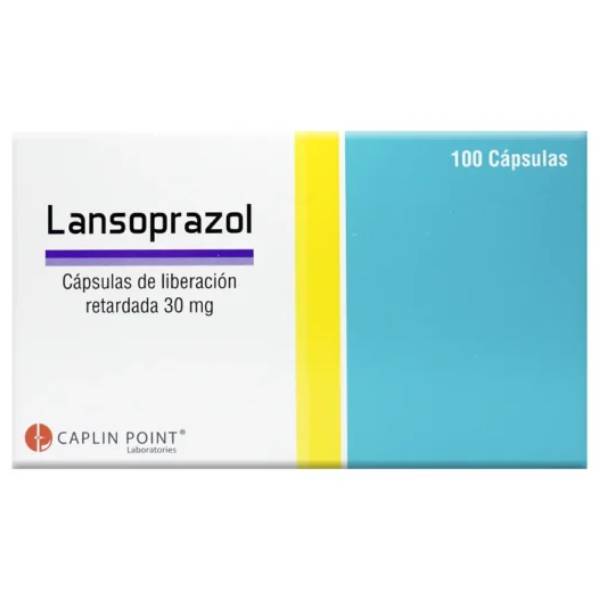 Lansoprazol 30mg 100 tabletas