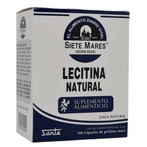 Lecitina natural 100 capsulas gel