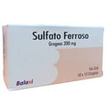 Hierro 300mg 100 tabletas