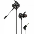 Audifonos gaming de 3.5mm negros