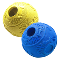 juguete de pelota de goma con agujero