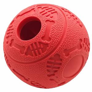 juguete de pelota de goma con agujero FEM