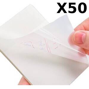 Post it transparentes 50 piezas