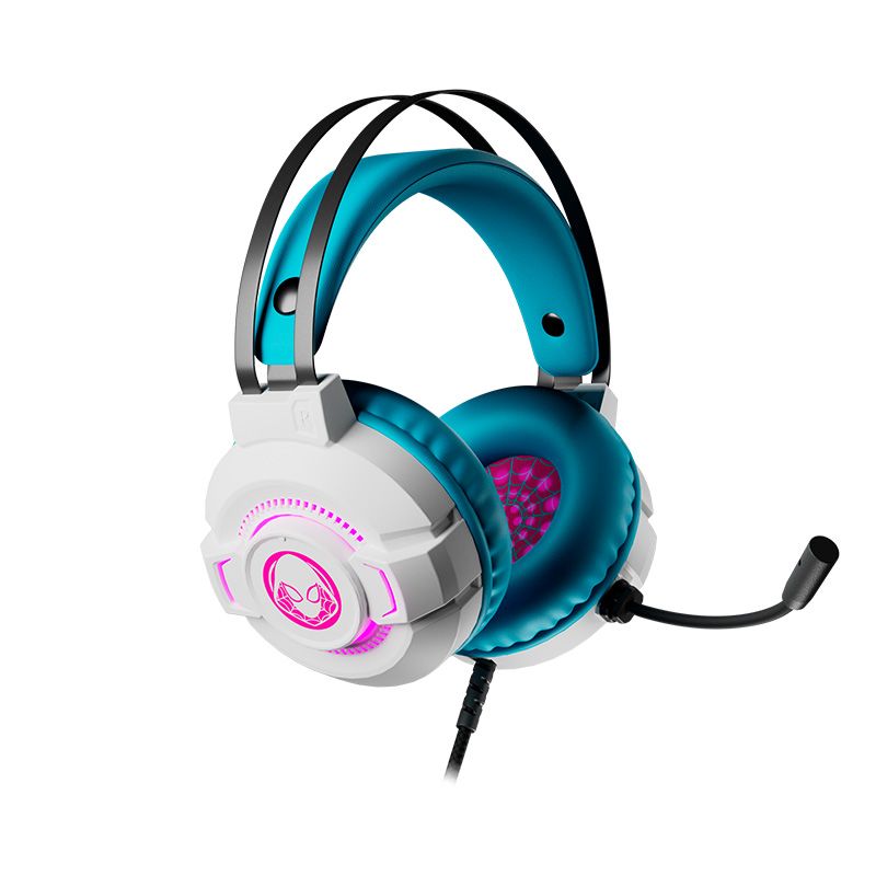 Audifonos gaming con luz LED spider ghost