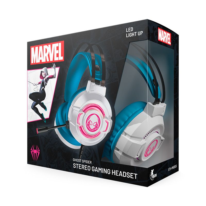 Audifonos gaming con luz LED spider ghost