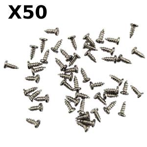 Mini tornillos de metal 50 piezas