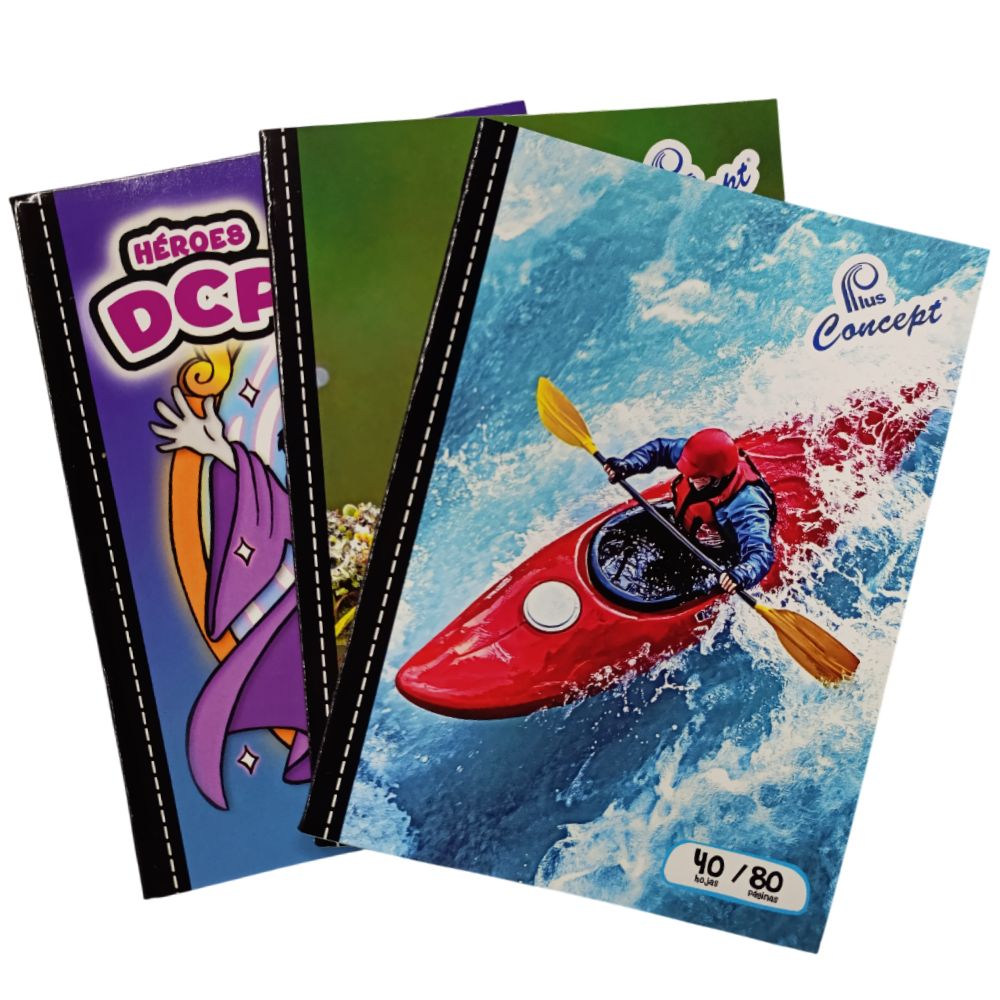 Cuaderno engrapado 40 hojas
