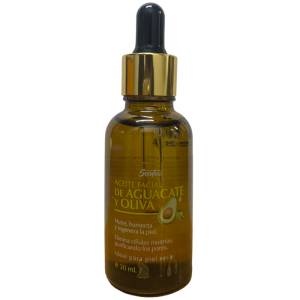 Aceite facial y de aguacate y oliva 30ml