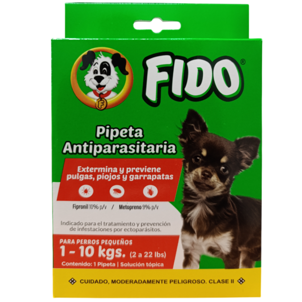 Pipeta antiparasitos para perro