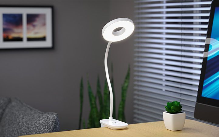 Lampara LED recargable 3 niveles tipo c