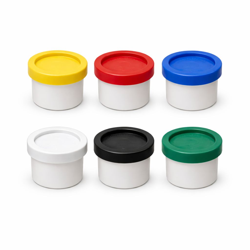 Pinturas de dedos 6 colores