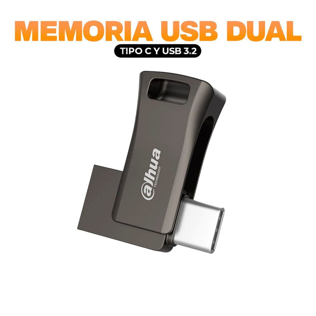 Memoria USB + tipo C de 128GB