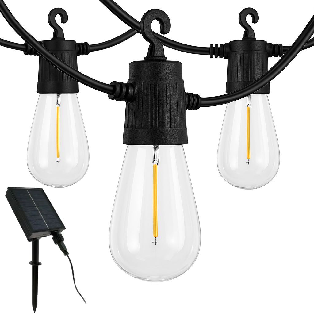 Bombillas vintage 10 luces solares