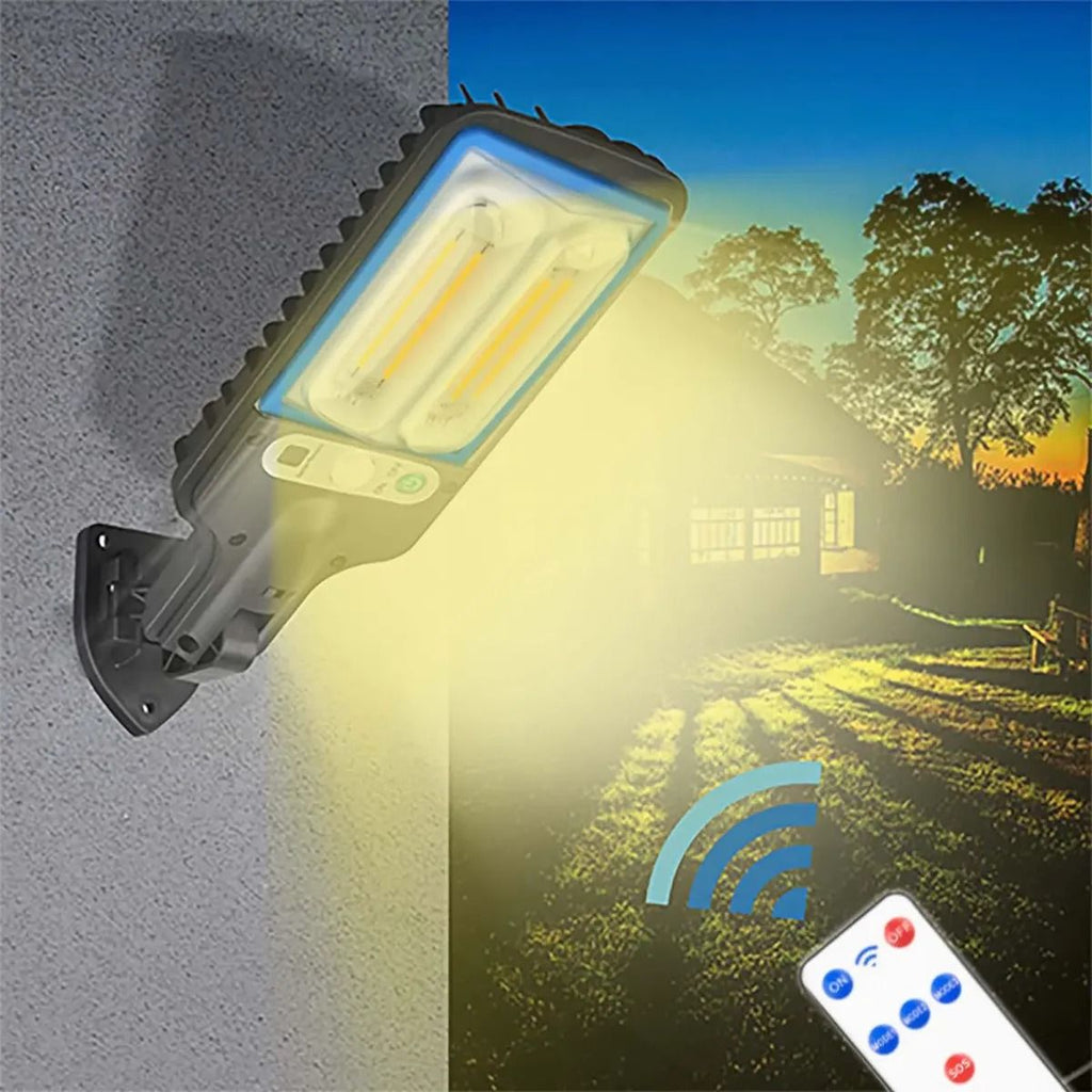 Luz solar LED + control