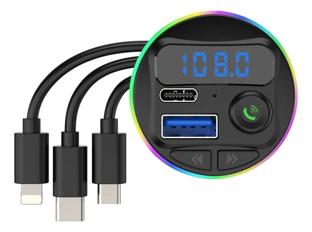 Transmisor bluetooth con cables