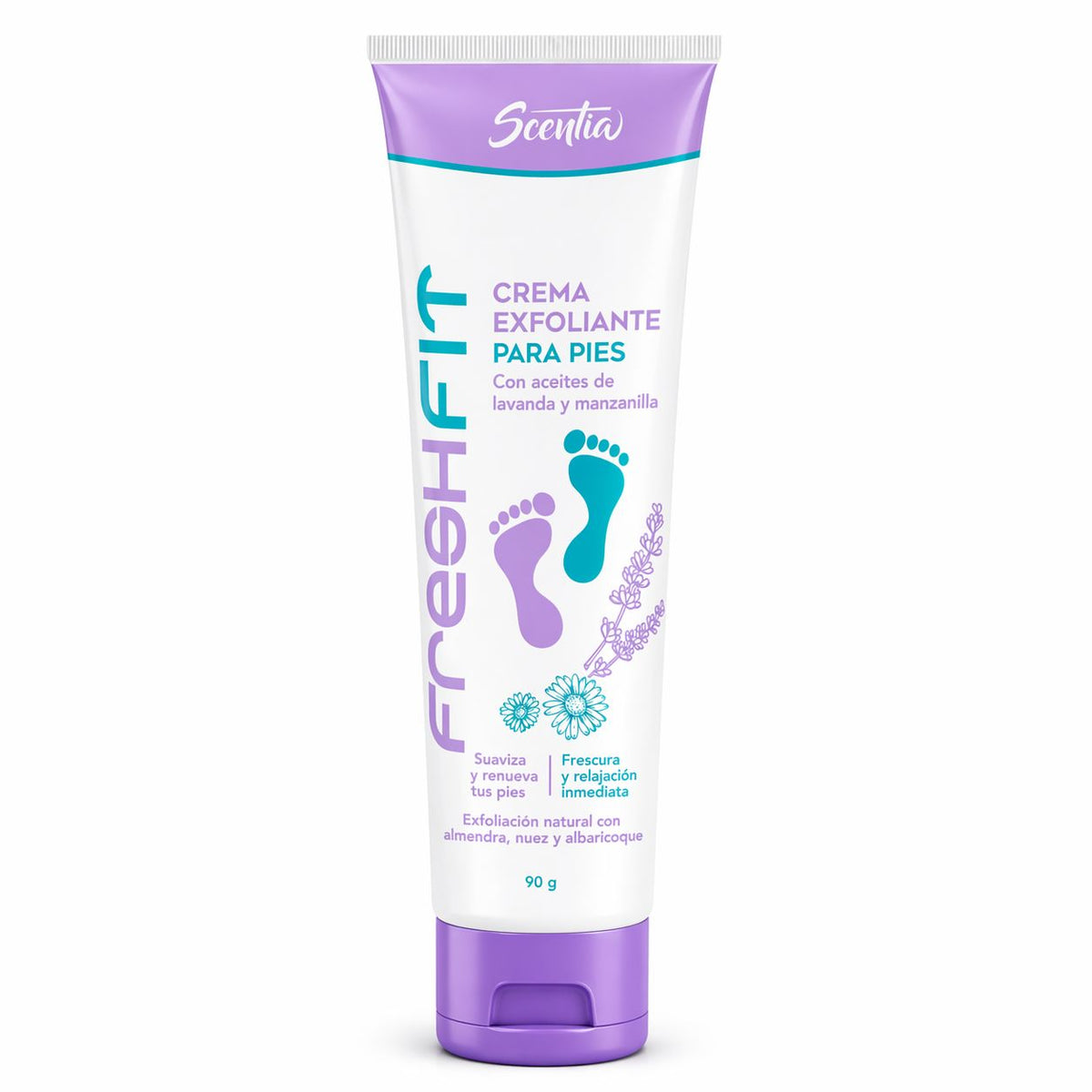 Crema exfoliante para pies