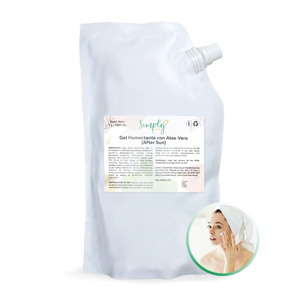 Gel humectante con aloe vera 1 litro