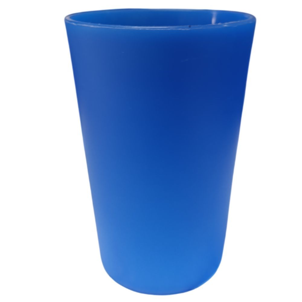Vasos redondos azules 300ml 6 unidades