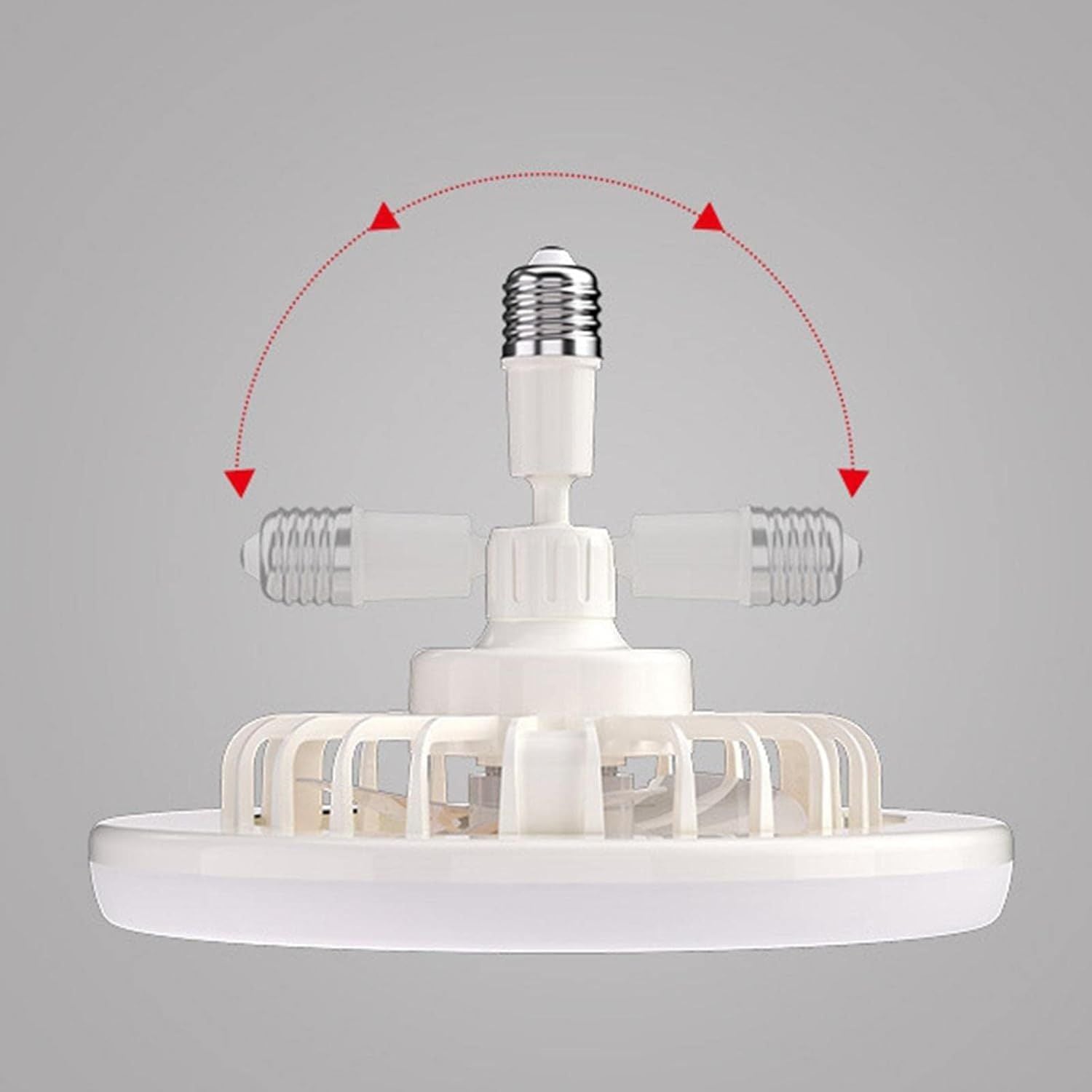 Ventilador con bombilla LED