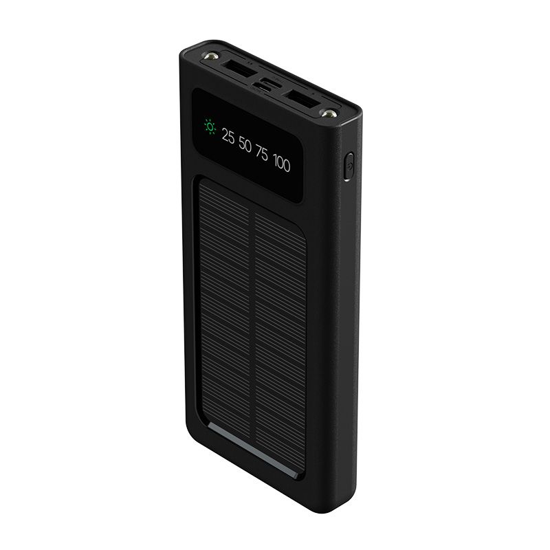 Power bank solar 10000mah + 4 cables