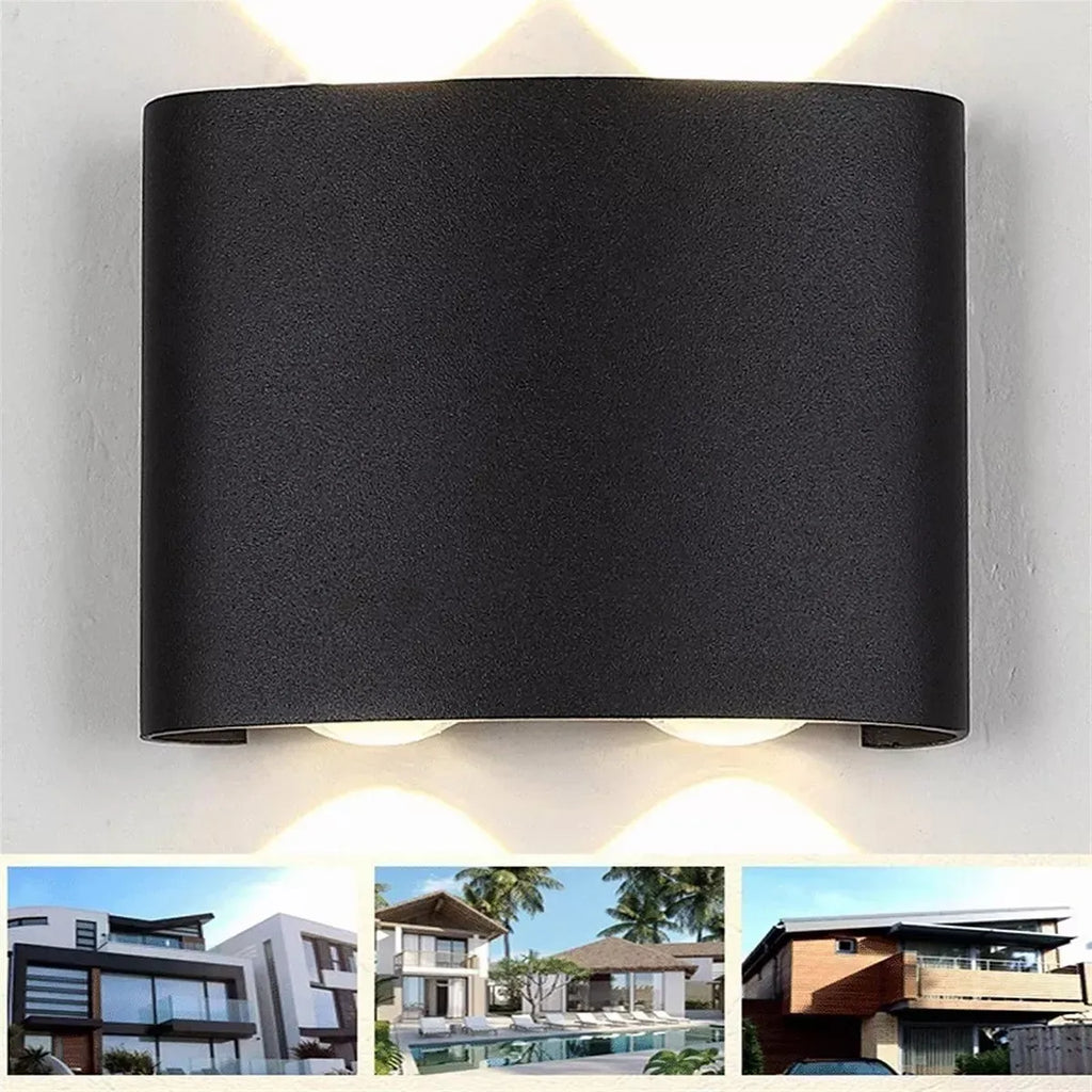 Luz solar LED para pared blanca
