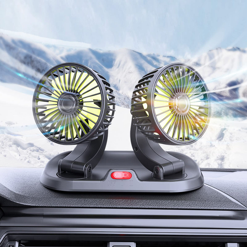 Ventilador doble para carro