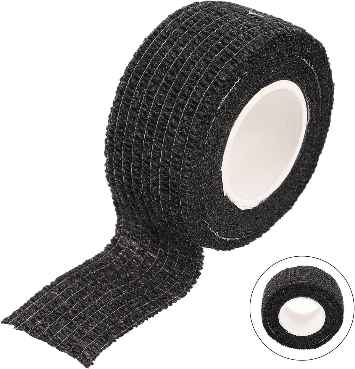 Vendaje cohesivo coban de 1" negro