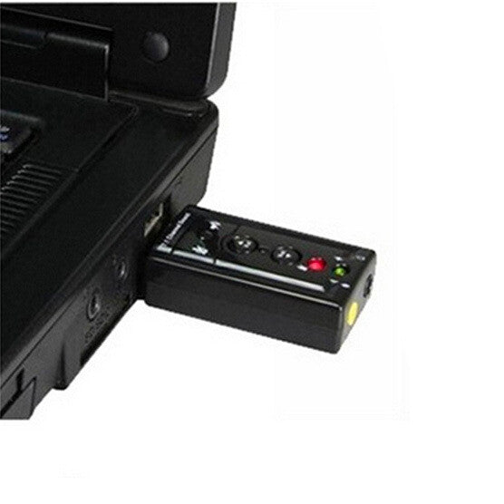Adaptador USB 7.1 a 2 plug