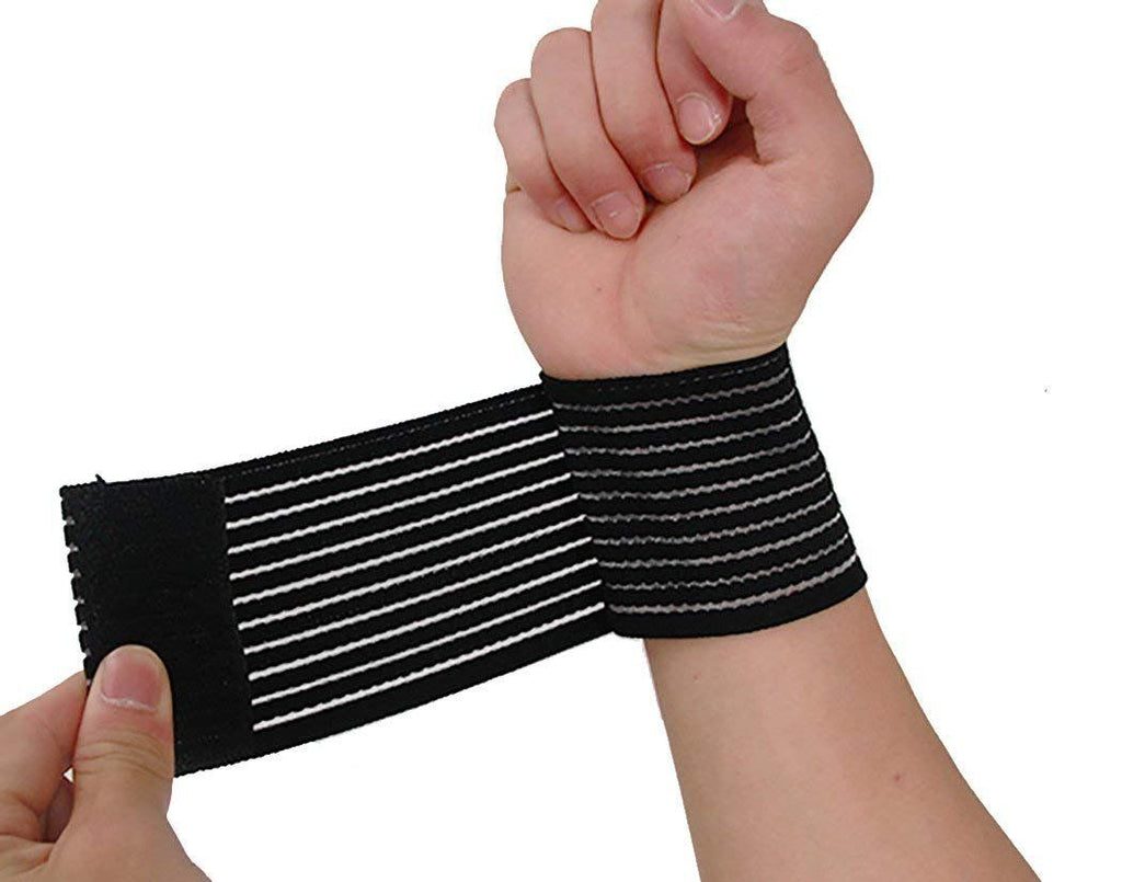 Muñequera con banda de compresion