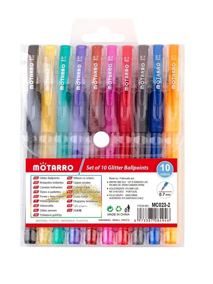 Lapiceros de 10 colores