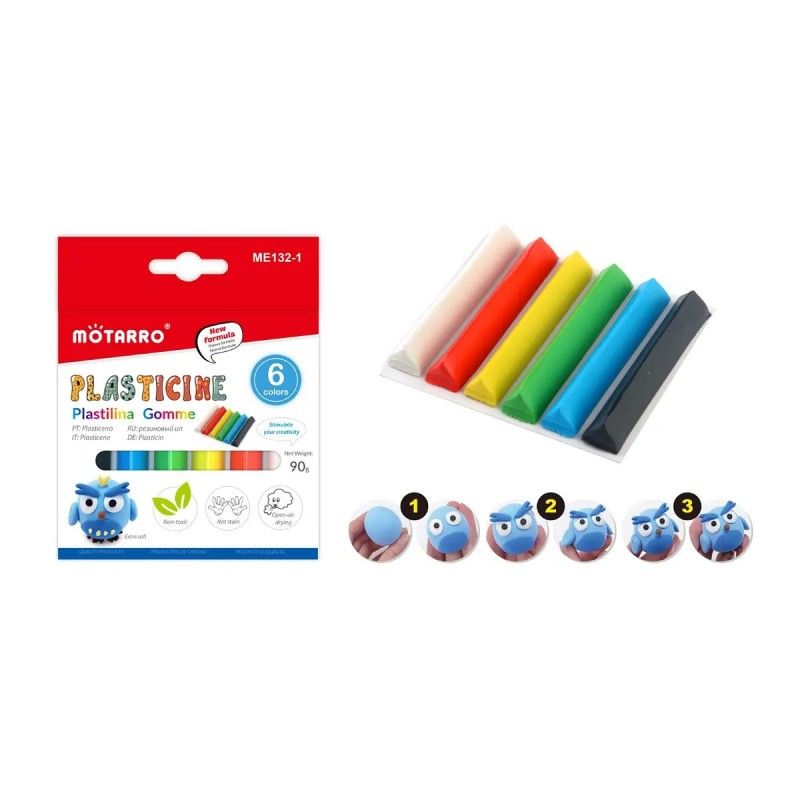 Plasticina 6 colores