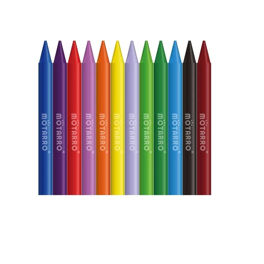 Crayones de plastico 12 colores
