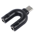 Adaptador plug doble a tipo c
