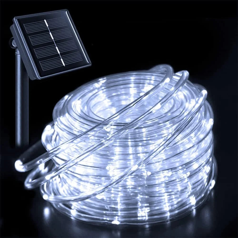 Luces LED solares manguera 10mts