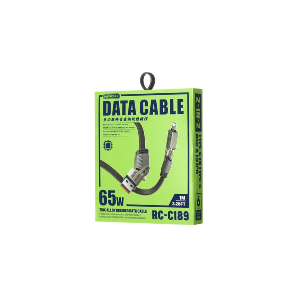 Cable de carga muy rapida 2 en 1 65W