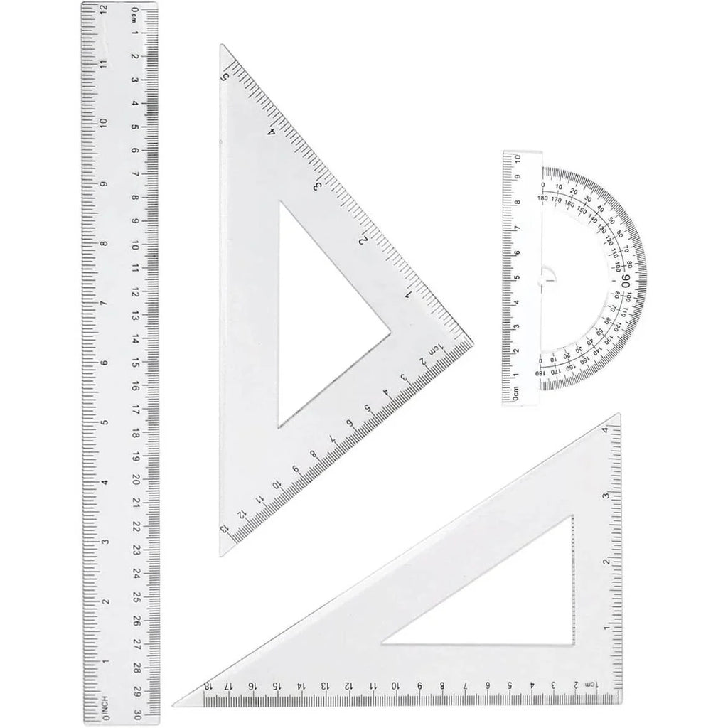 Estuche de gometria 4 piezas