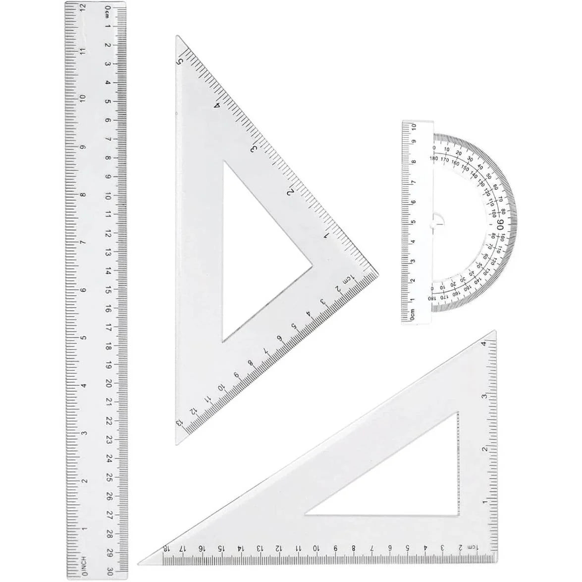 Estuche de gometria 4 piezas
