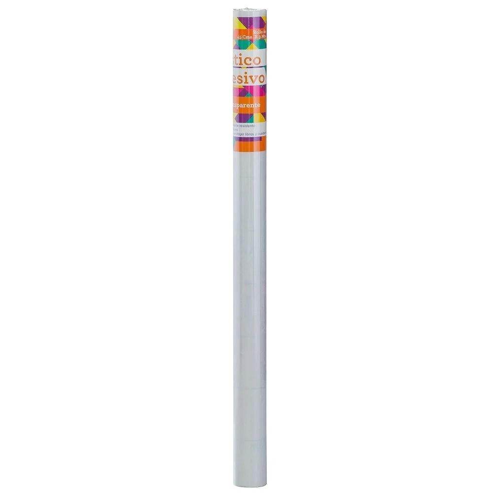 Plastico adhesivo transparente 3mts x 45cms