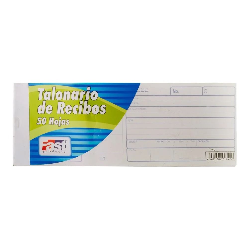 Block de recibos 50 unidades