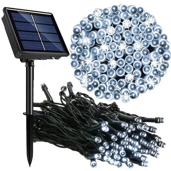Luces LED solares de 10 metros