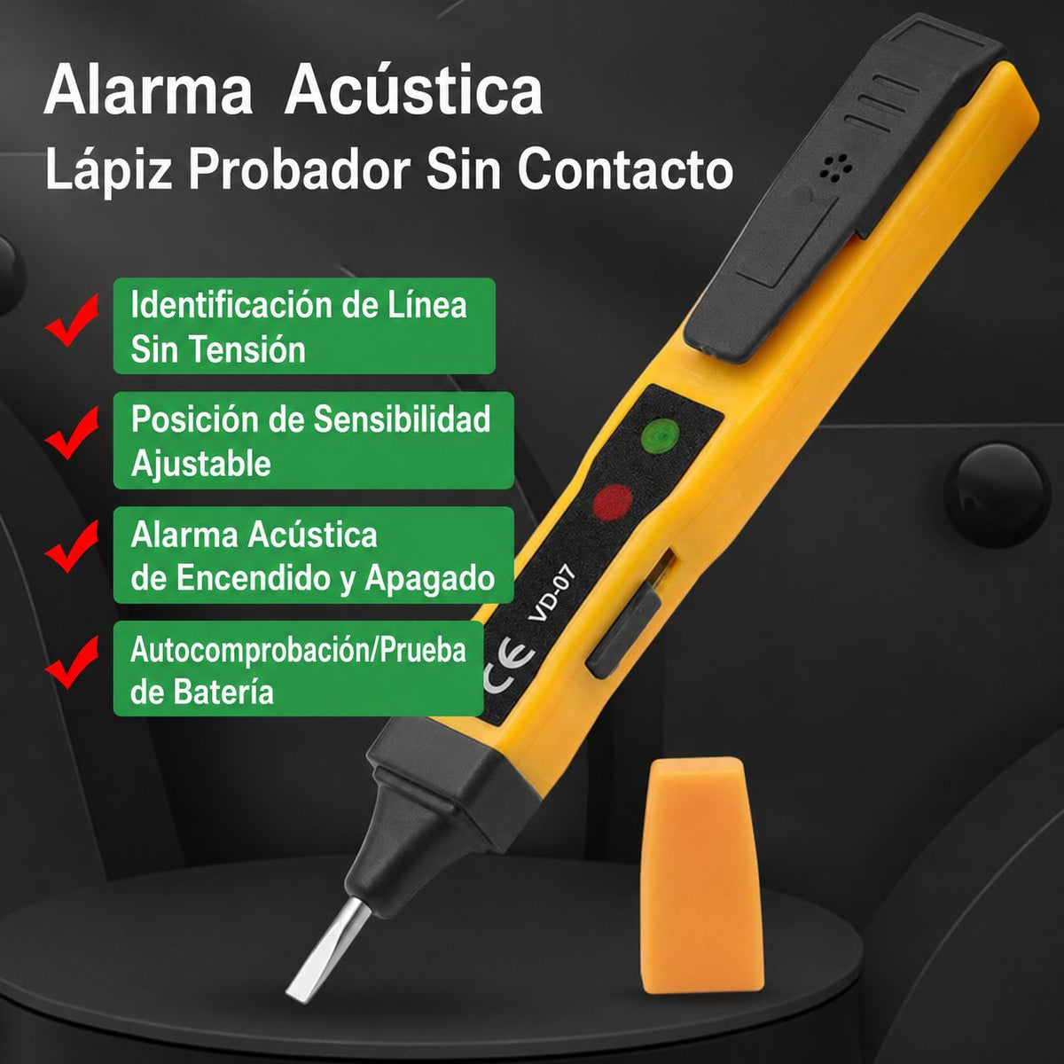Detector de voltaje sin contacto