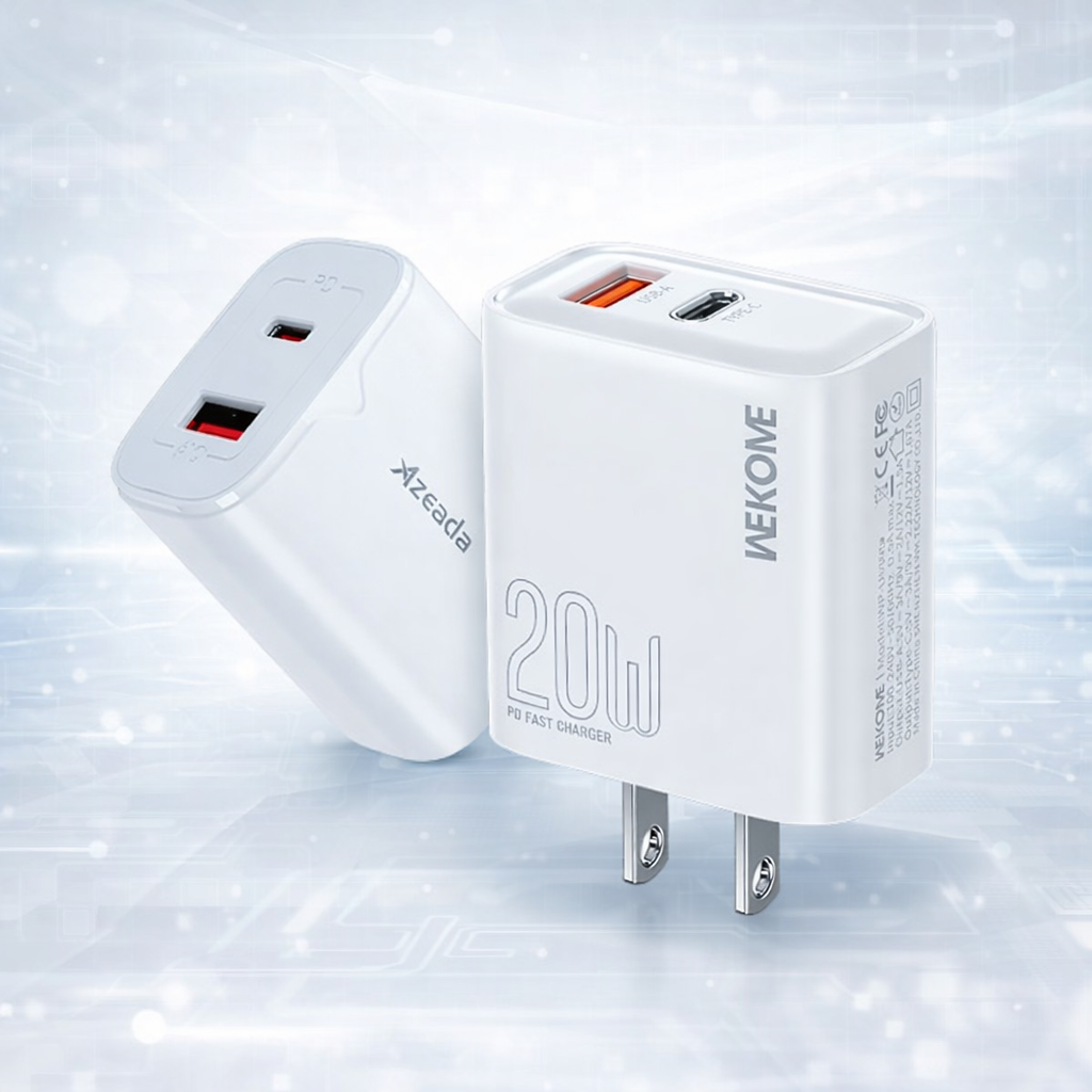 Cargador carga rapida Tipo C + USB