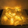 Luces LED pinito 5 metros amarillas